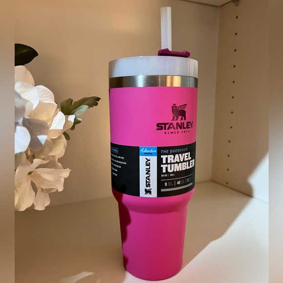 🎉LAST CHANCE🎉 NWT Stanley 30oz Stainless Steel Adventure Quencher Azalea - Picture 3 of 8
